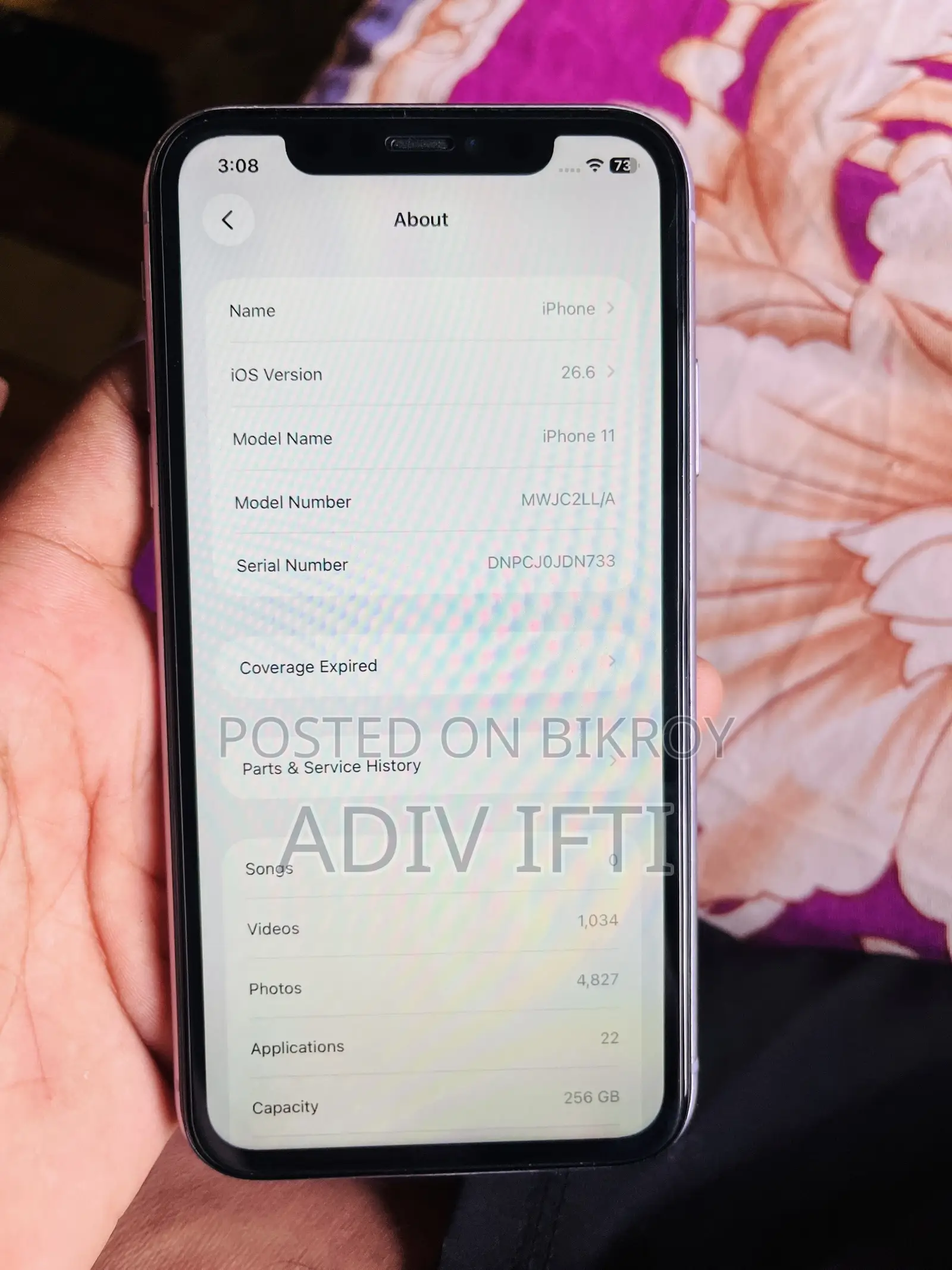 Apple iPhone 11 256 GB Purple