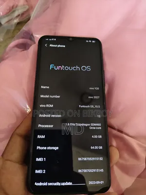 Vivo Y21 64 GB Black