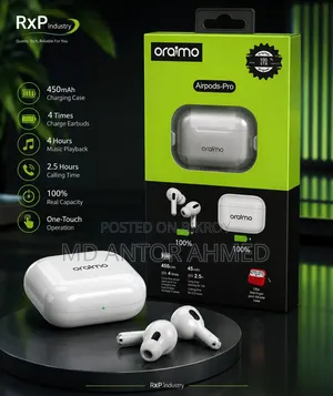Oraimo Airpods Pro, TWS Wireless Earbuds ENC Touch Control.