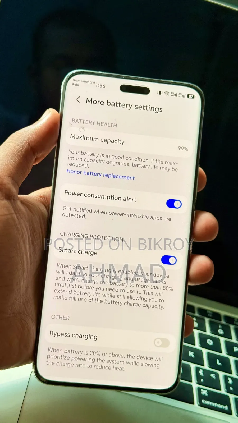 New Honor Magic6 Pro 256 GB White