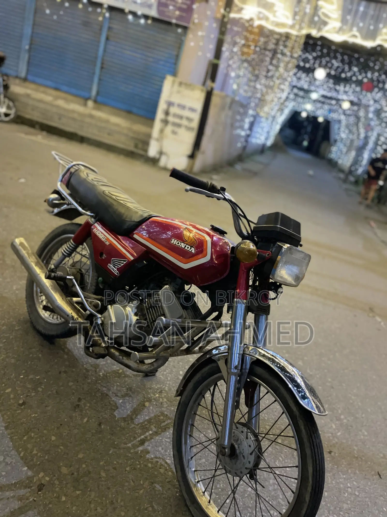 Honda 1986 Red