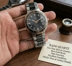 Rado Quartz টু-টোন স্টিল এবং সিরামিক চমৎকার অবস্থায়