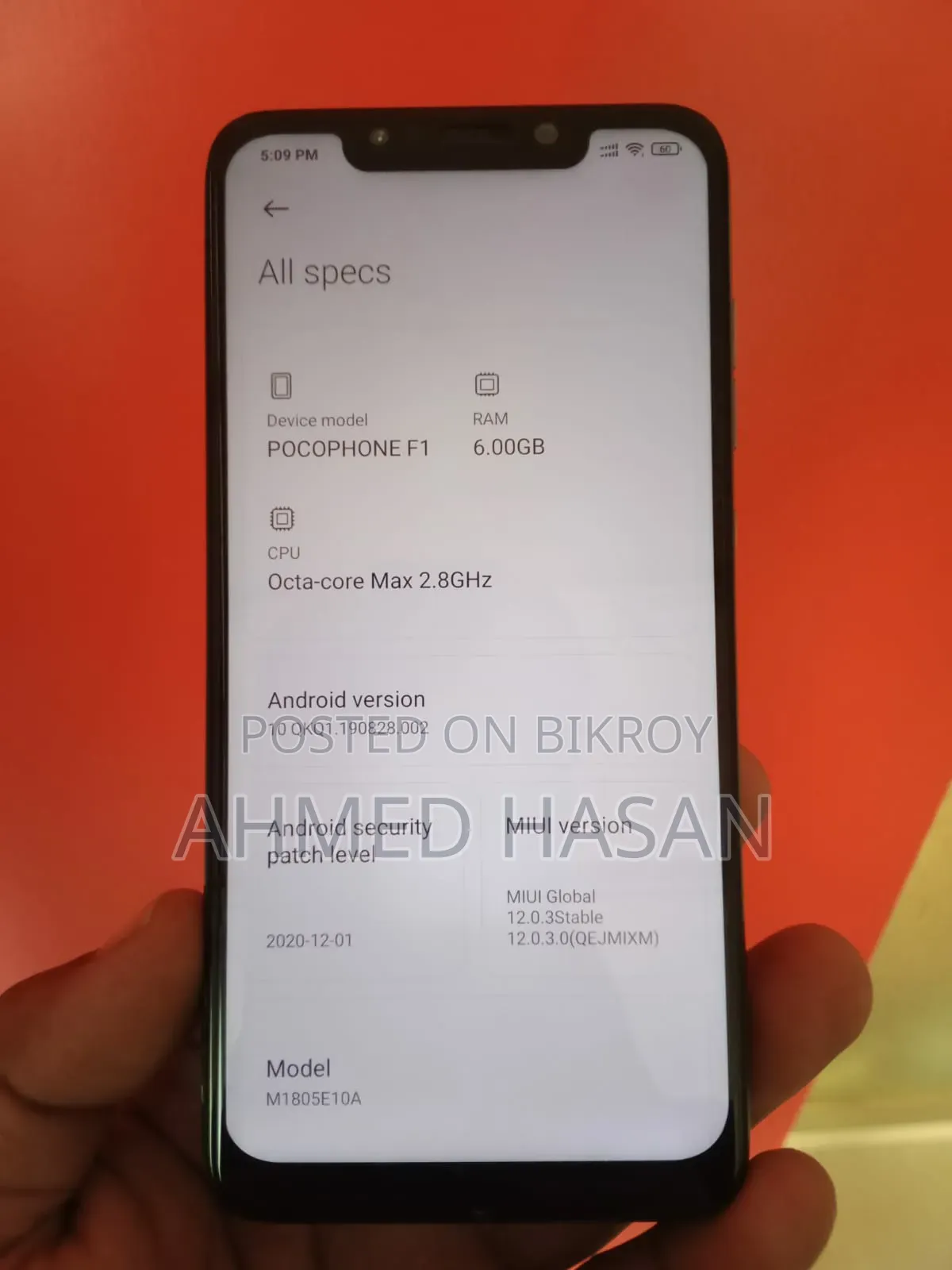 Xiaomi Pocophone F1 64 GB Black