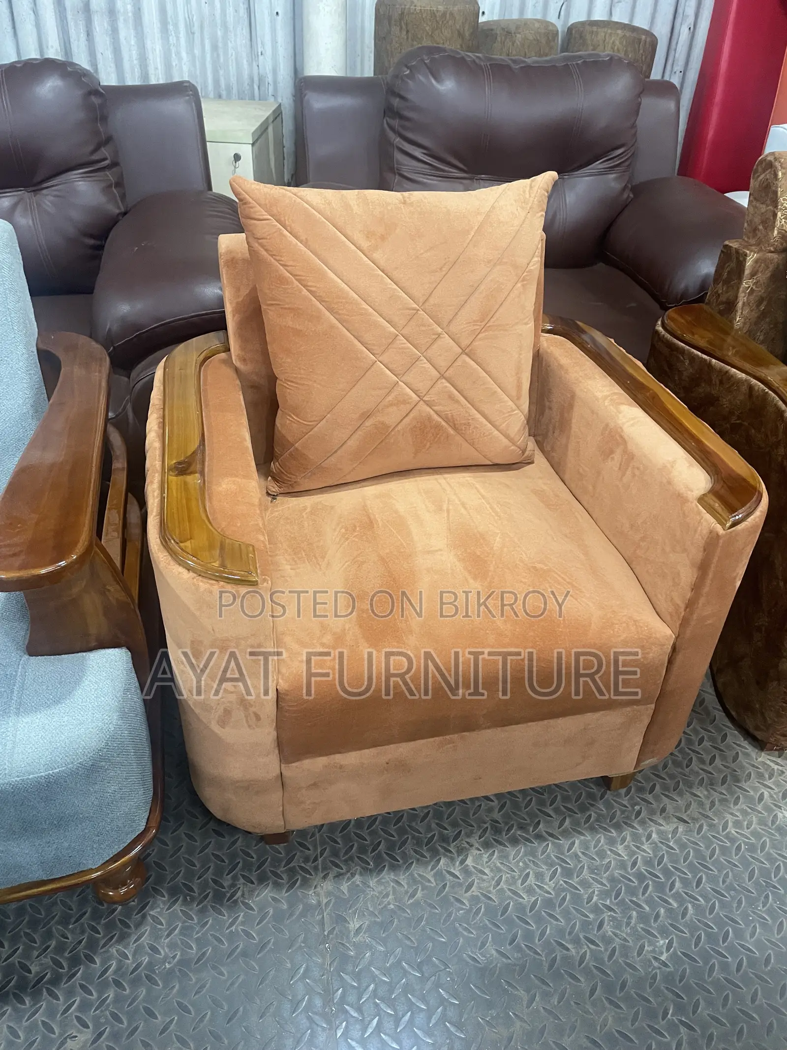 Sofa 2+2+1 Teak Wood