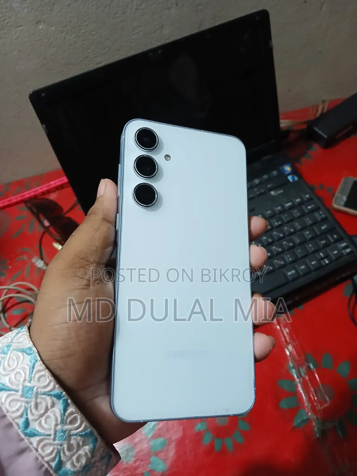 নতুন স্যামসাং গ্যালাক্সি এ৫৫ ২৫৬ জিবি সাদা
