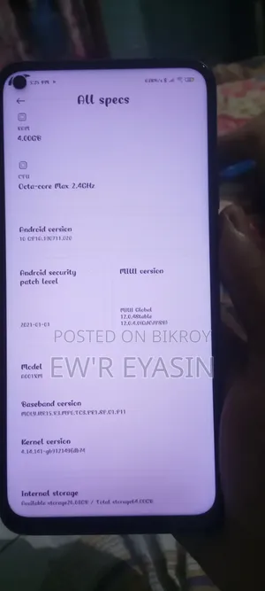 Xiaomi Redmi Note 9T 5G 64 GB Black