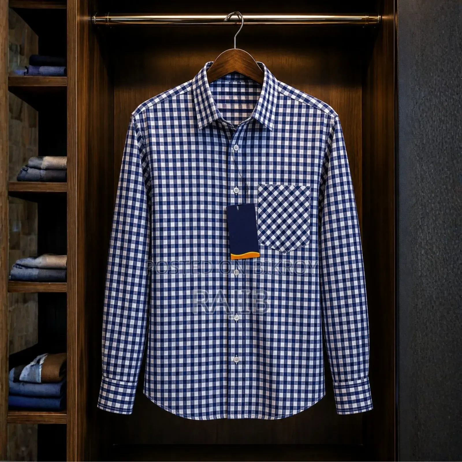 Formal Official Cotton Check Shirt