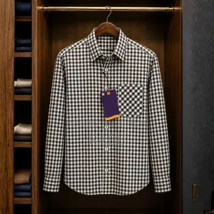 Formal Official Cotton Check Shirt