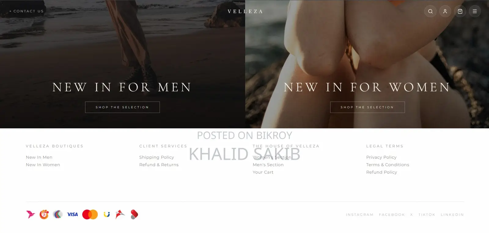 Complete Fashion E-Commerce Website for Sale | Backend + Database