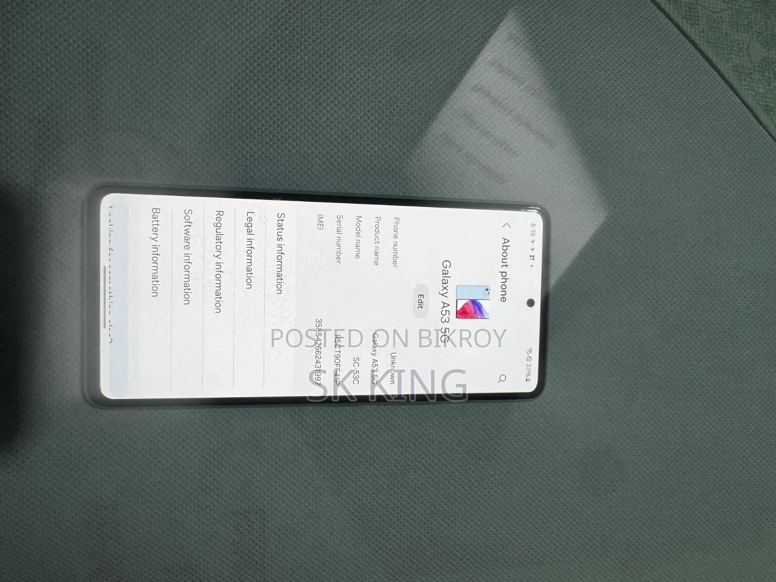 Samsung Galaxy A53 5G 128 GB White