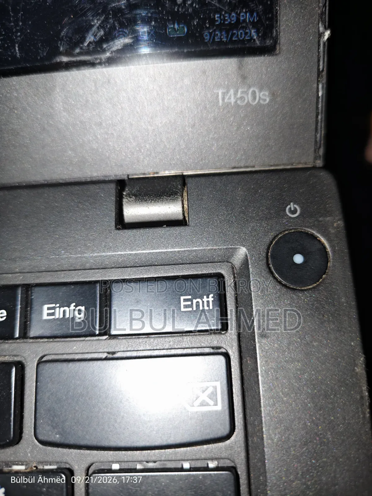 Laptop Lenovo ThinkPad T450 8GB Intel Core i5 SSD 256GB