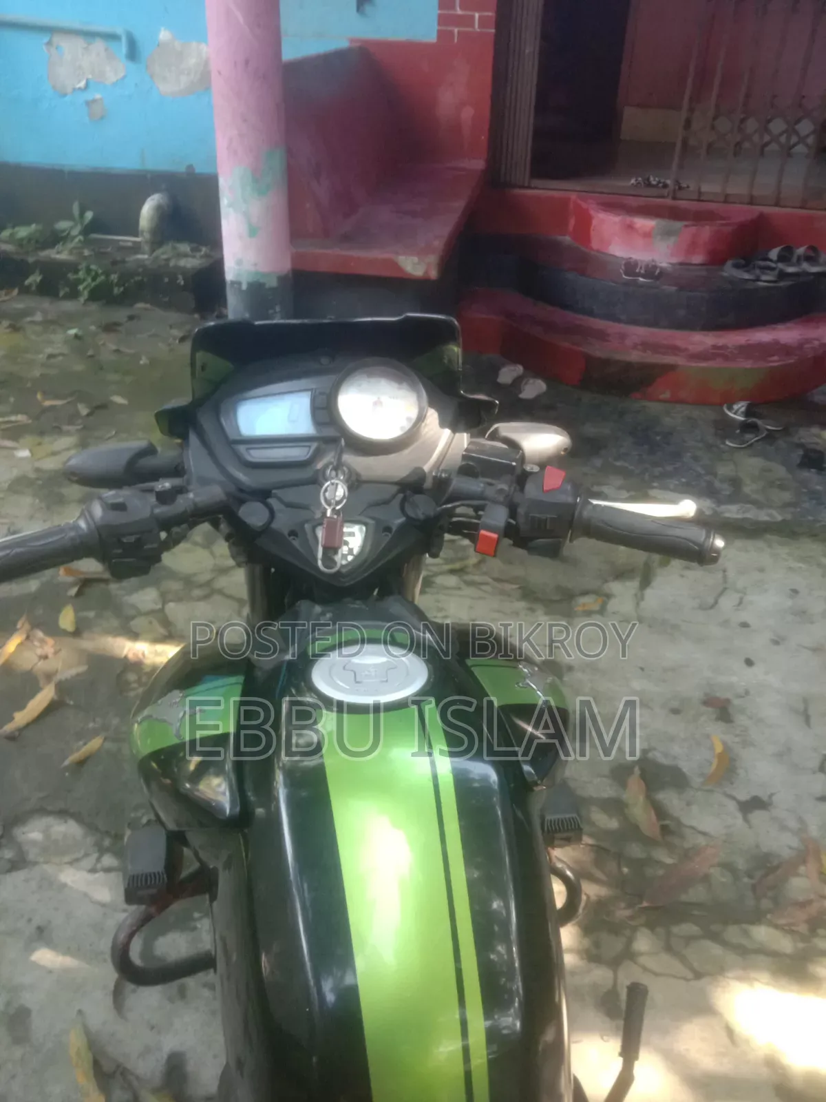 টিভিএস অ্যাপাচি আরটিআর ১৬০ টুভি ২০১৫ গ্রিন
