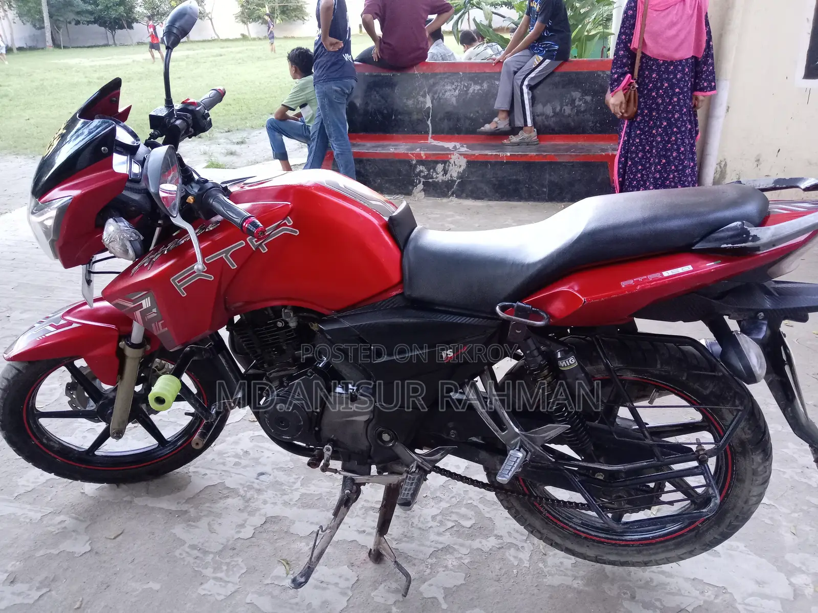 টিভিএস আপাচি আরটিআর ১৬০ টুভি ২০২০ লাল