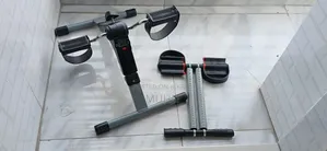 Mini Pedal Exerciser & Double Spring Tummy Trimmer Combo