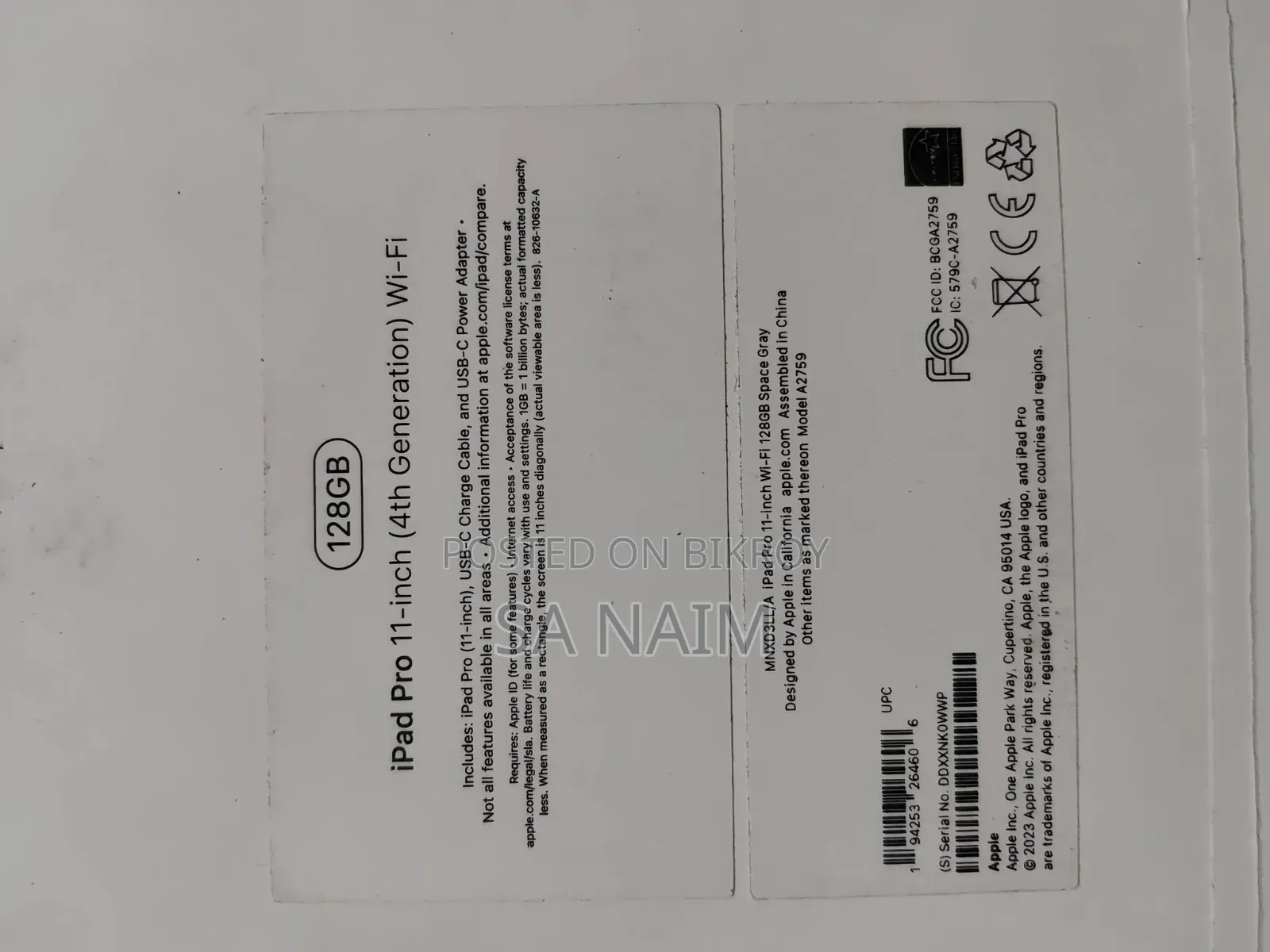 Apple iPad Pro (2022) 128 GB Silver
