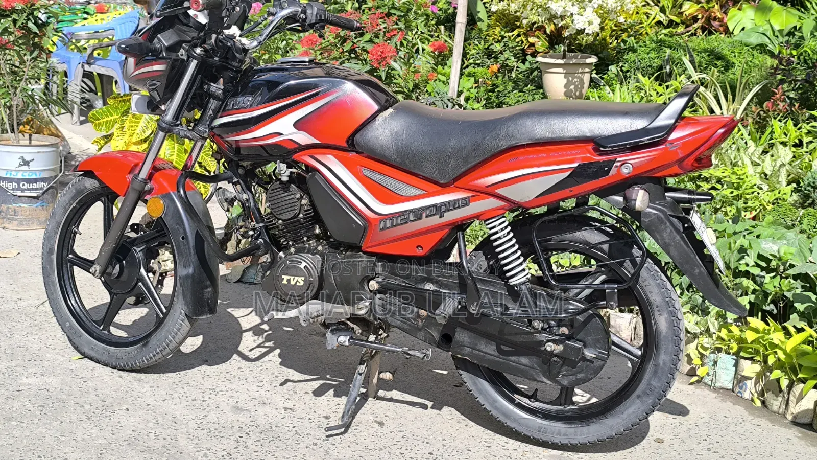TVS Metro Plus 2022 Red