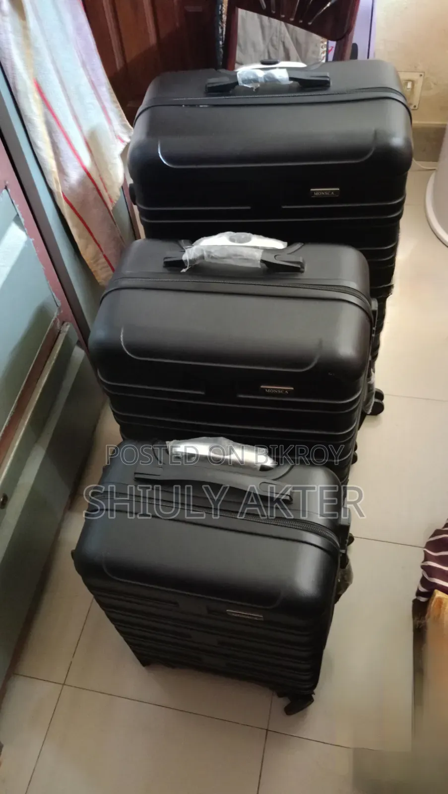 Monsca-3 Piece Luggage Set