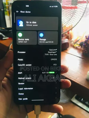 অপ্পো রেনো৪ (CPH2113) ১২৮ জিবি কালো