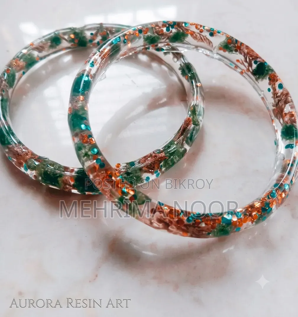 Starry Night Resin Bangles