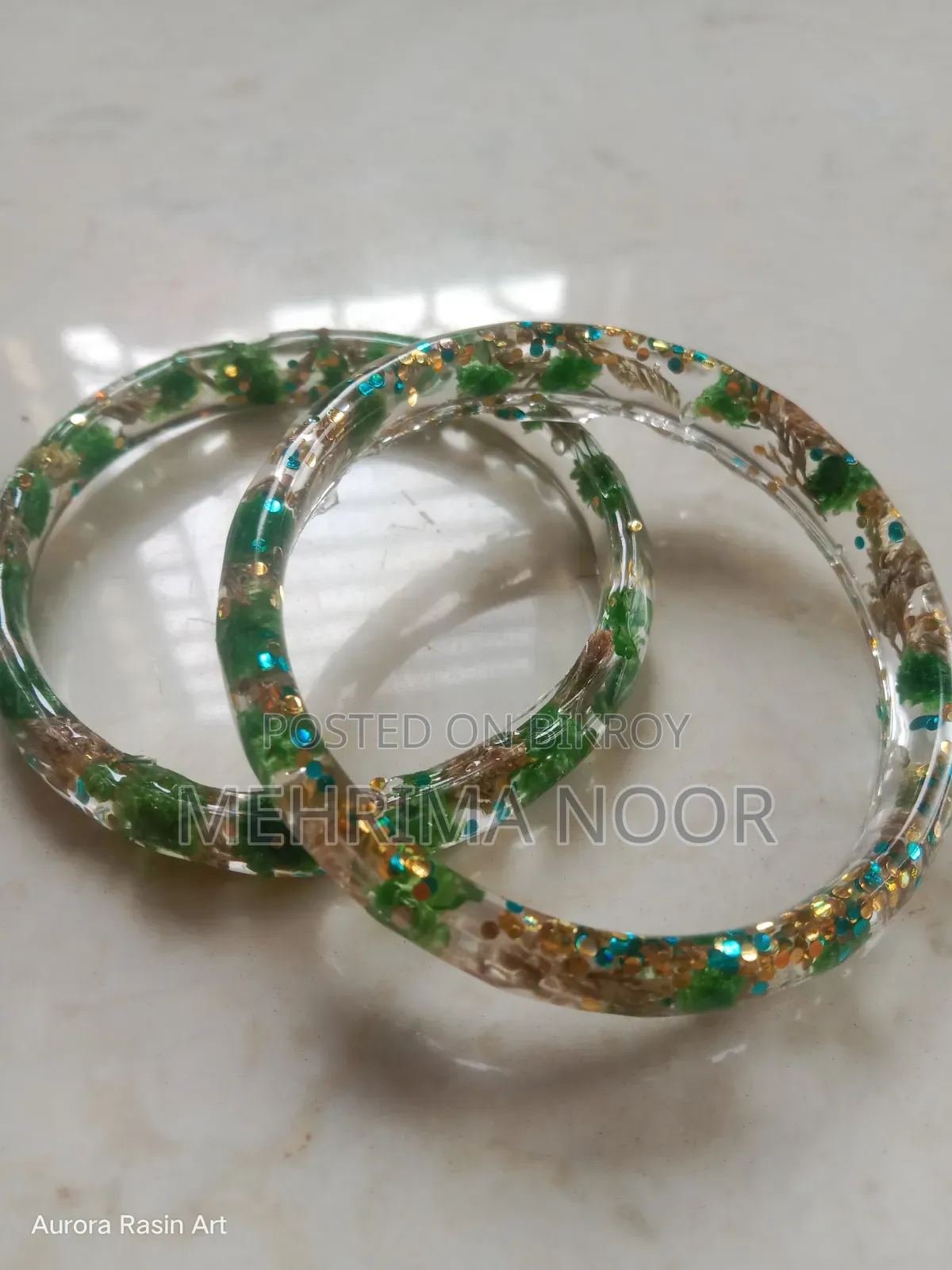 Starry Night Resin Bangles