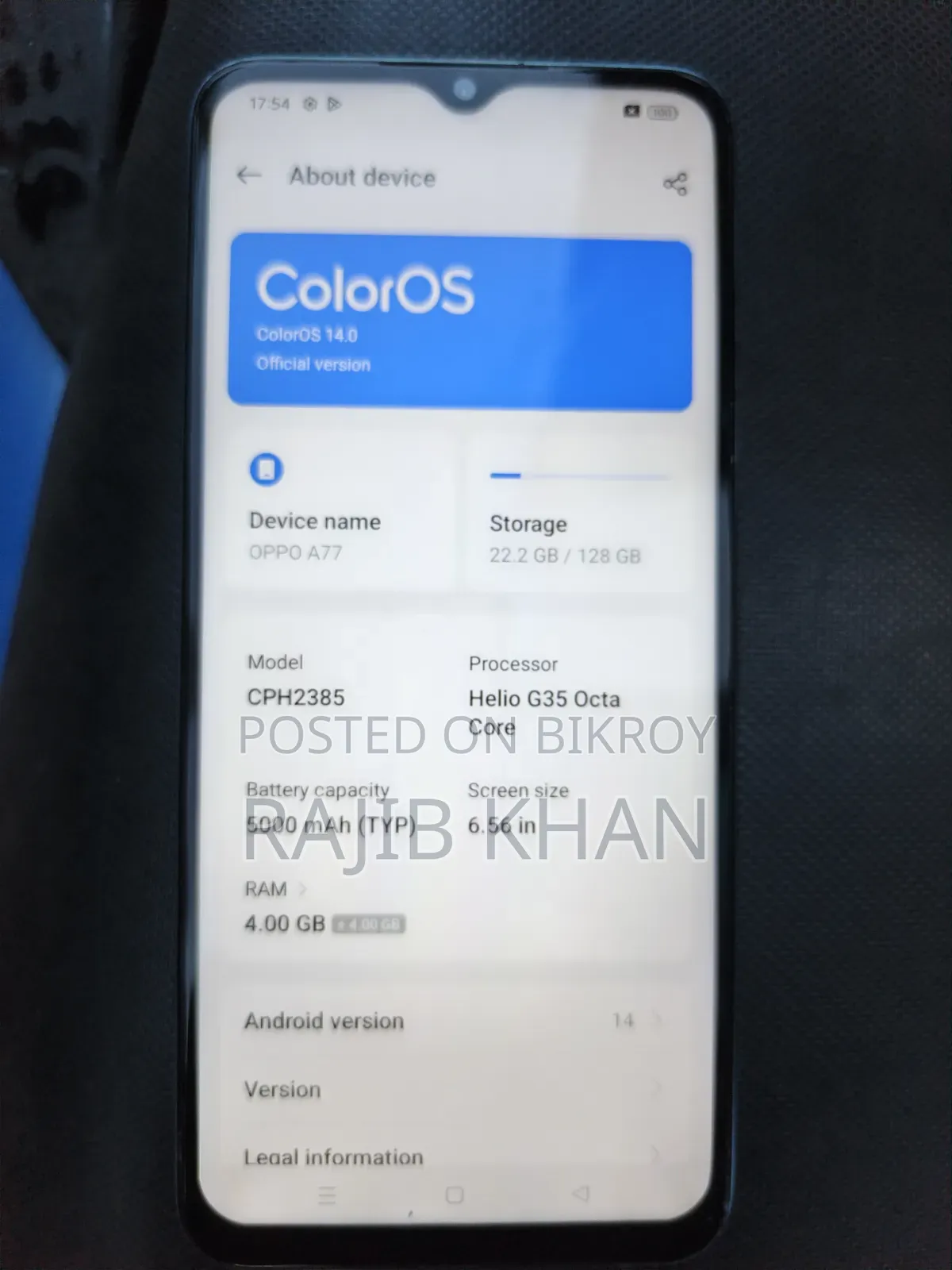 Oppo A77 128 GB