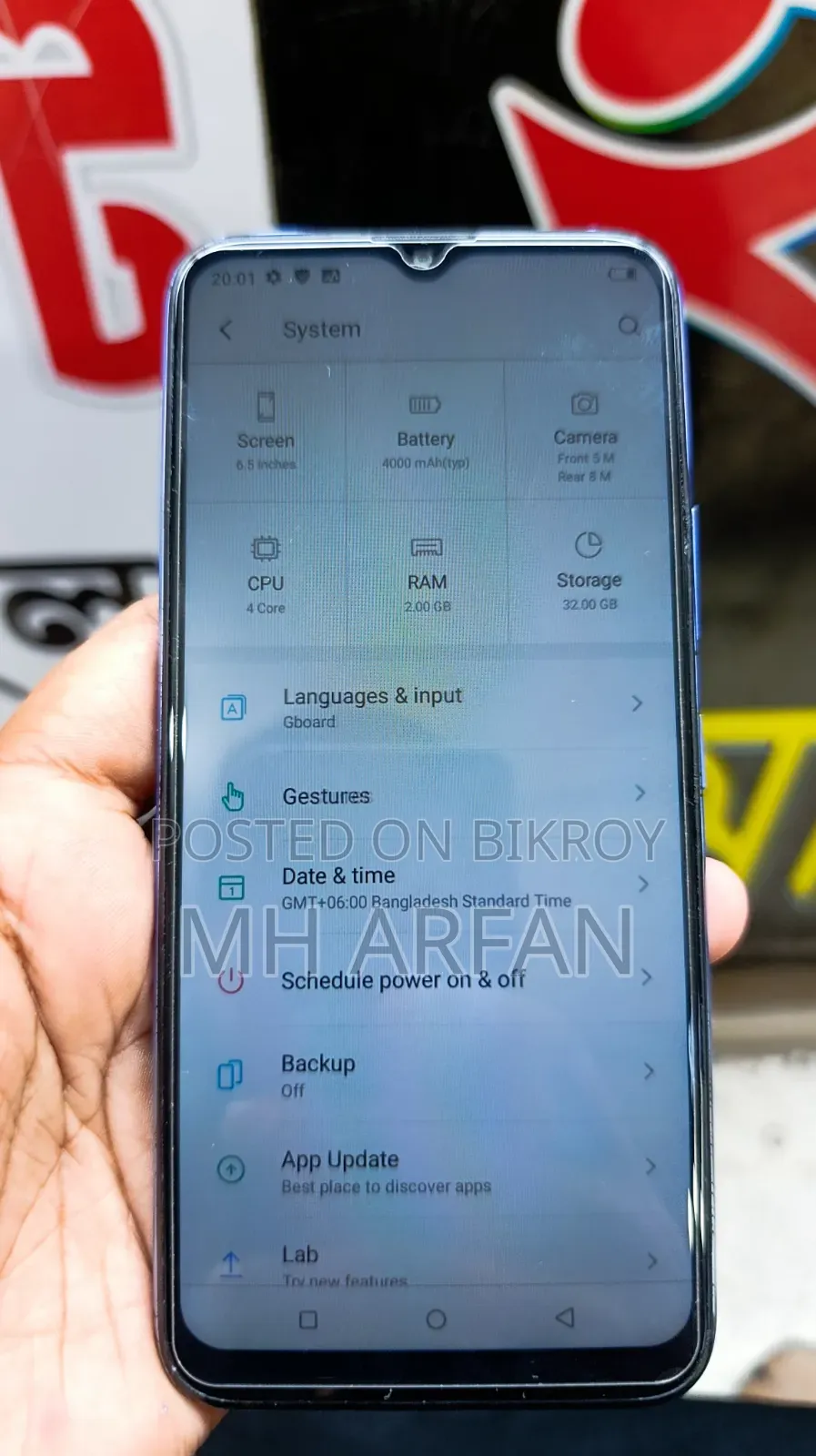 Itel Vision 1 Pro 32 GB Blue