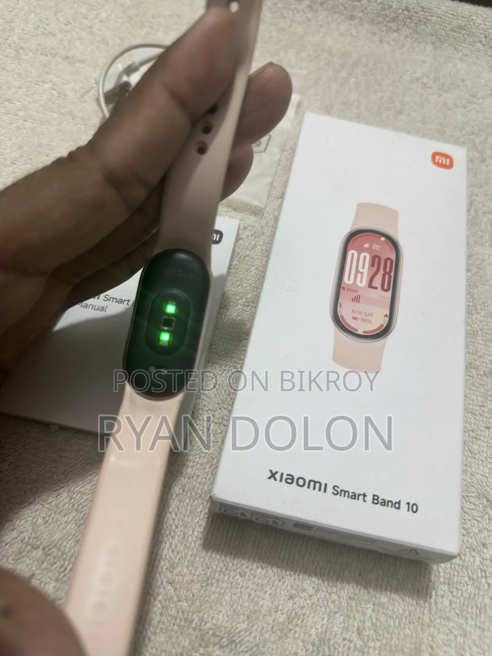 মলেশিয়ার মানি রিসিট সহ শাওমি স্মার্ট ব্যান্ড ১০