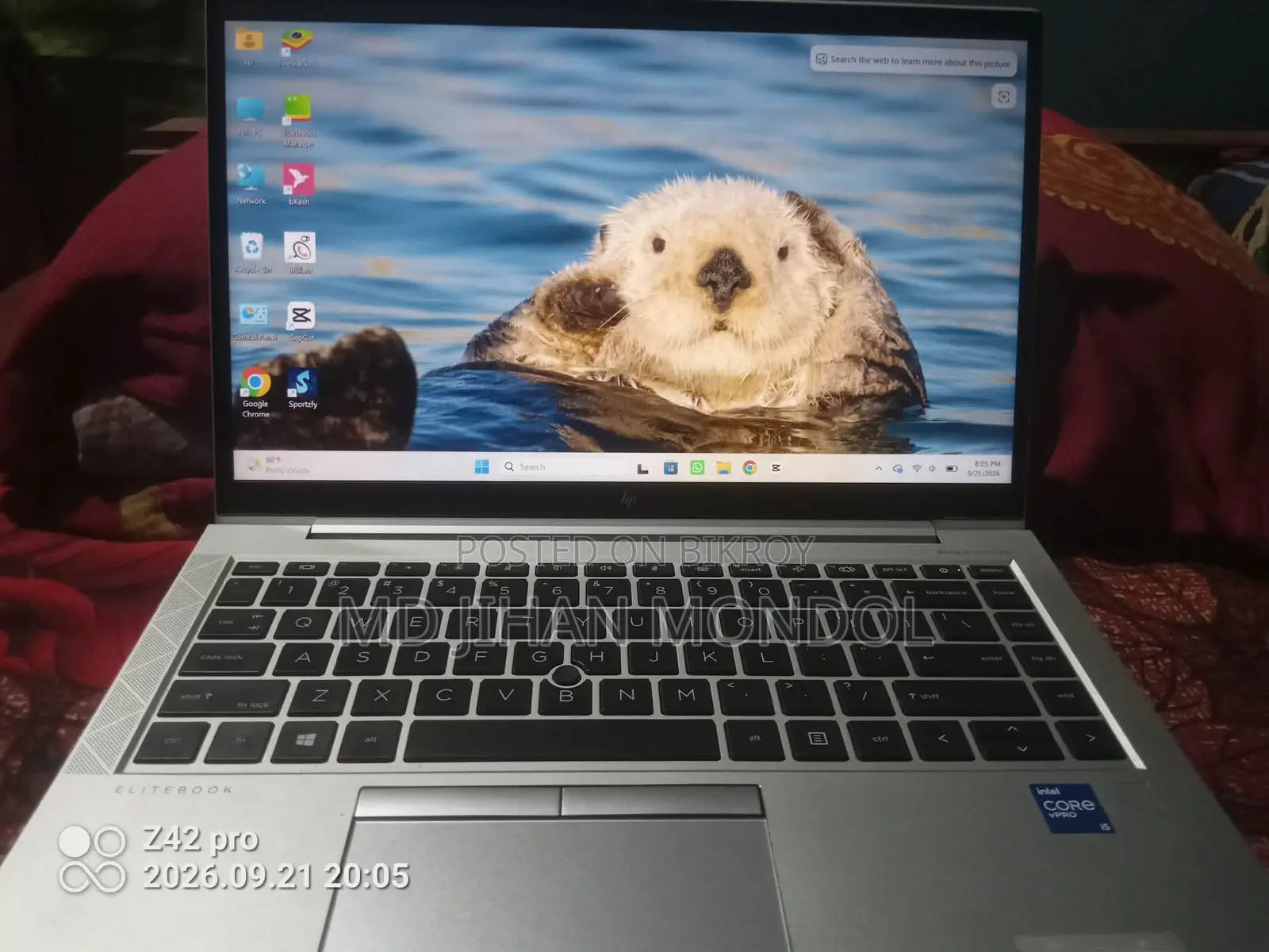 Laptop HP EliteBook 840 G8 16GB Intel Core i5 SSD 256GB