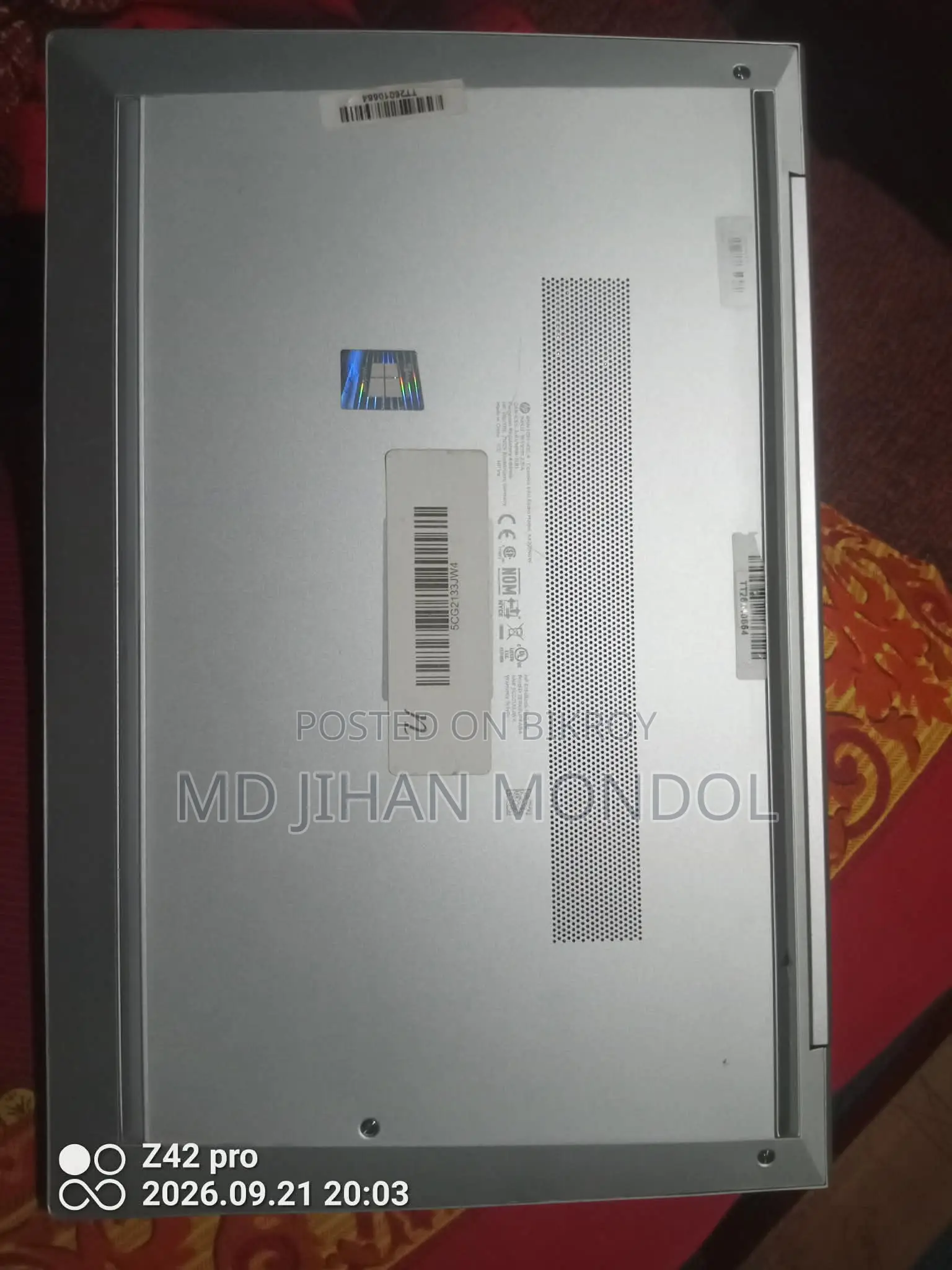 Laptop HP EliteBook 840 G8 16GB Intel Core i5 SSD 256GB