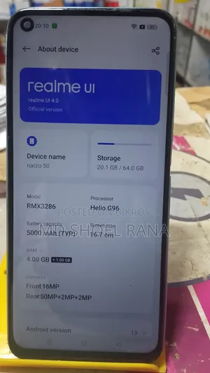 Realme Narzo 50 64 GB Red