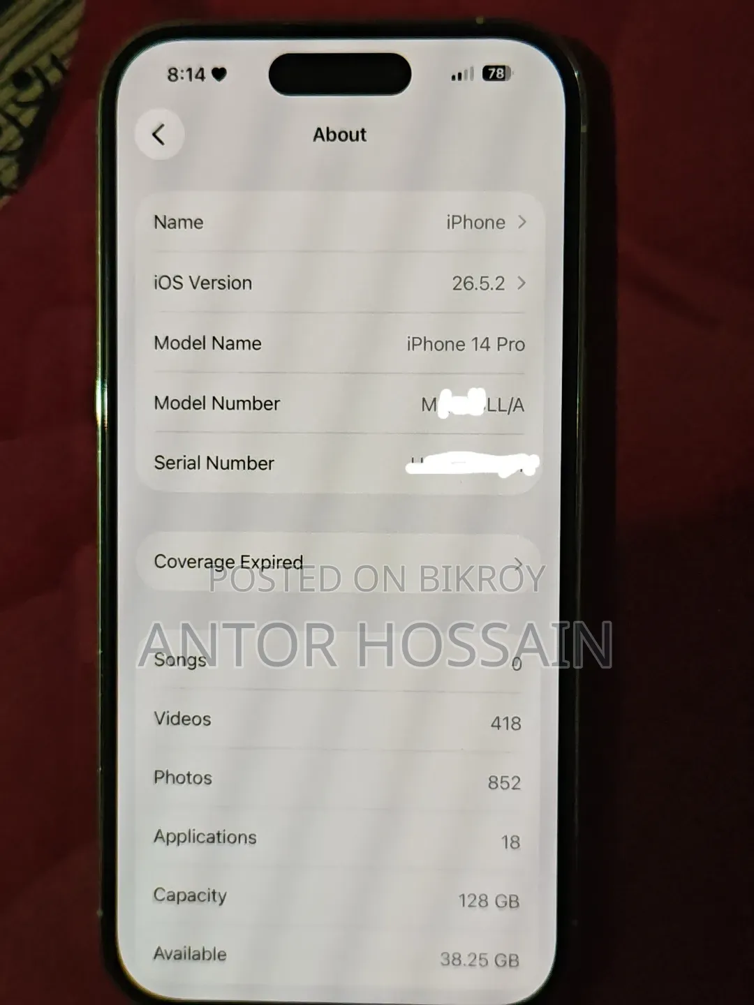 Apple iPhone 14 Pro 128 GB White