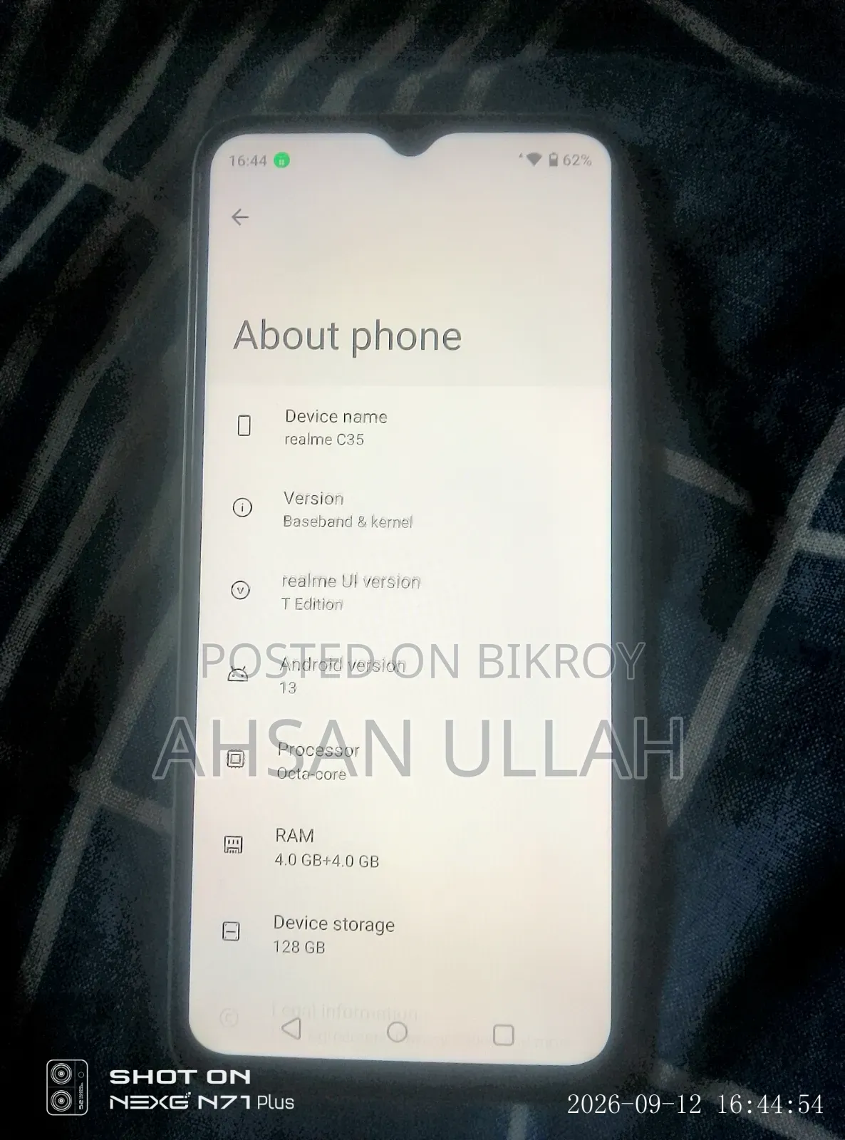 Realme C35 128 GB Bronze