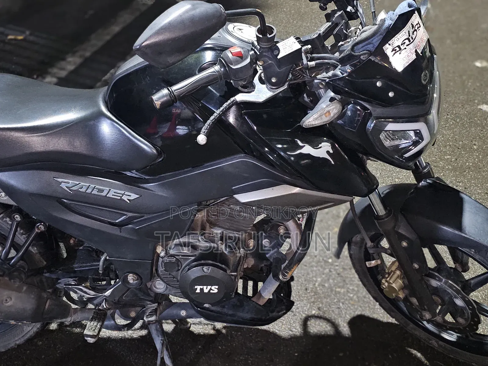 TVS Raider 125 2022 Black