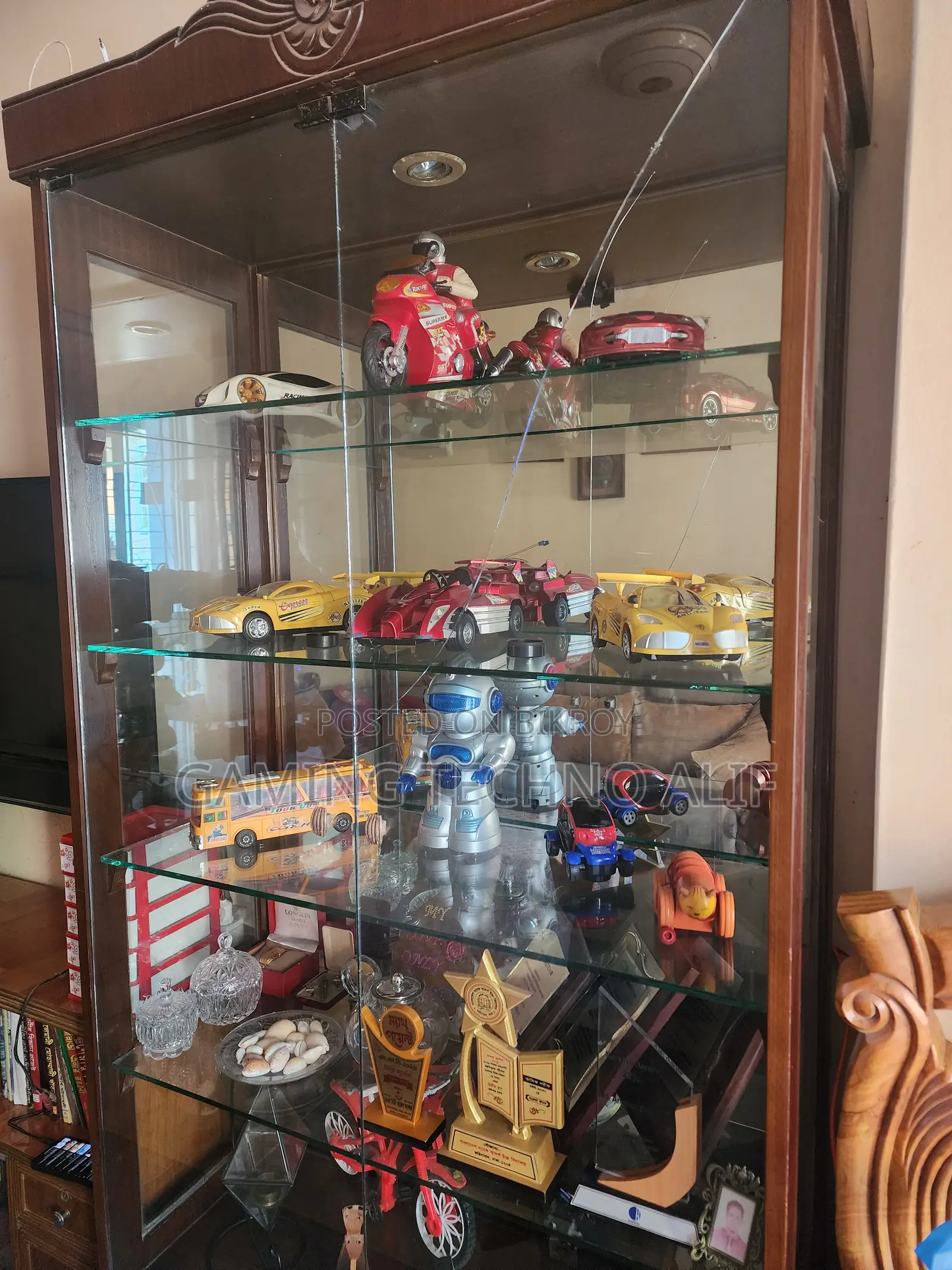 Original Malaysian Oak Wood Showcase