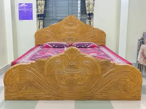 Segun Wood Box Bed 6/7 Feet