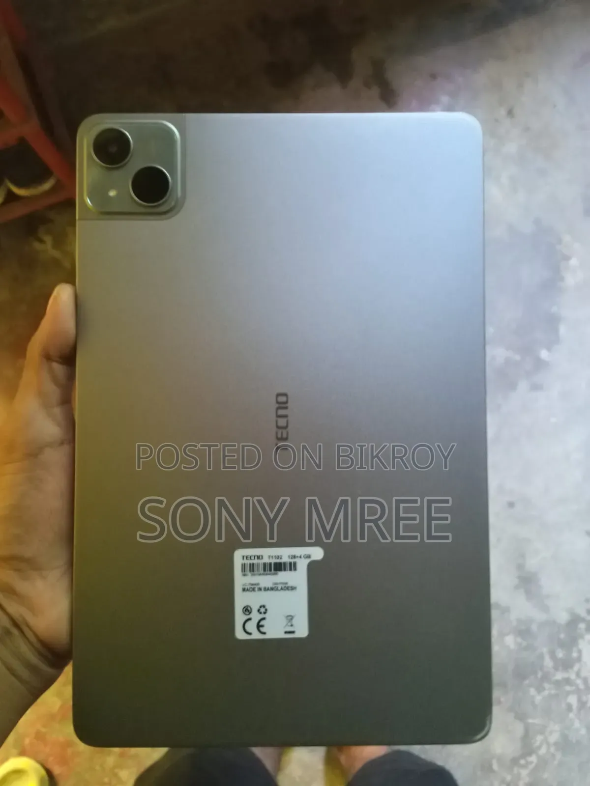 Tecno Megapad SE 128 GB Gray