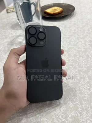 অ্যাপল আইফোন ১৫ প্রো ম্যাক্স ২৫৬ জিবি ব্ল্যাক