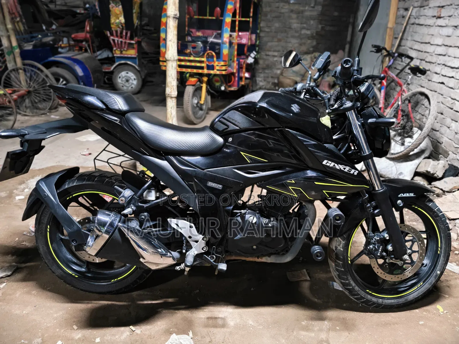 Suzuki Gixxer 2023 Black