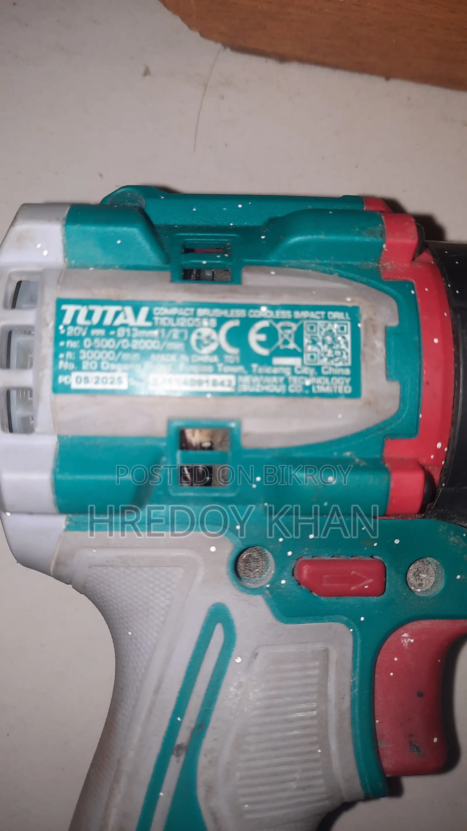T-Charger Drill for sale, condition is completely fresh, brought from Qatar