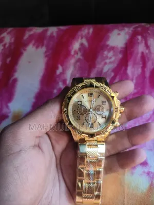 Gold Gold Luxury 4-Piece Watch Set | Quartz Men's Watch