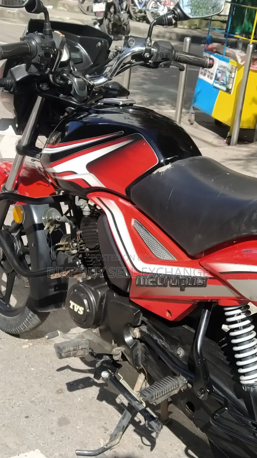 TVS Metro Plus 2022 Red