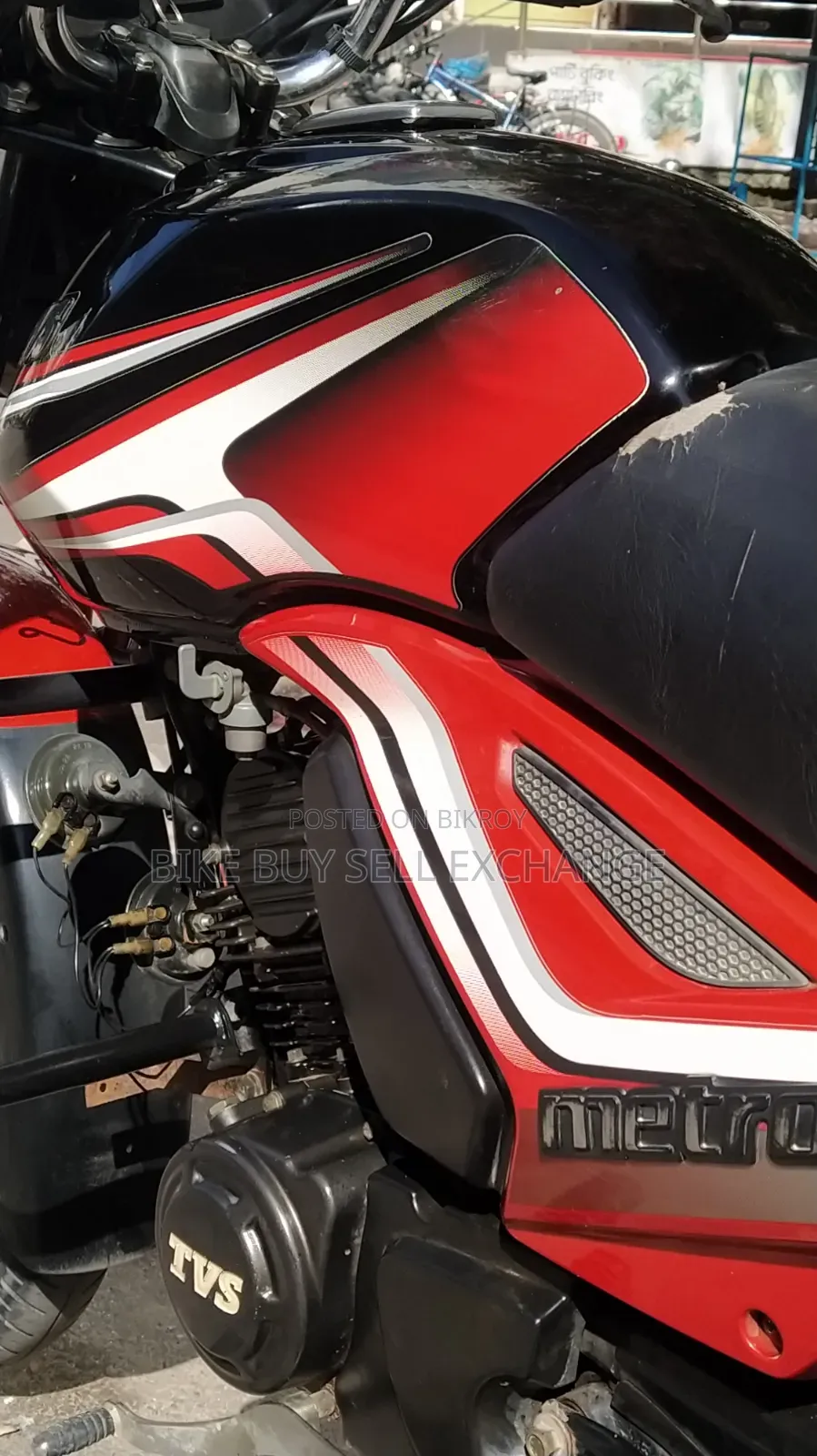 TVS Metro Plus 2022 Red