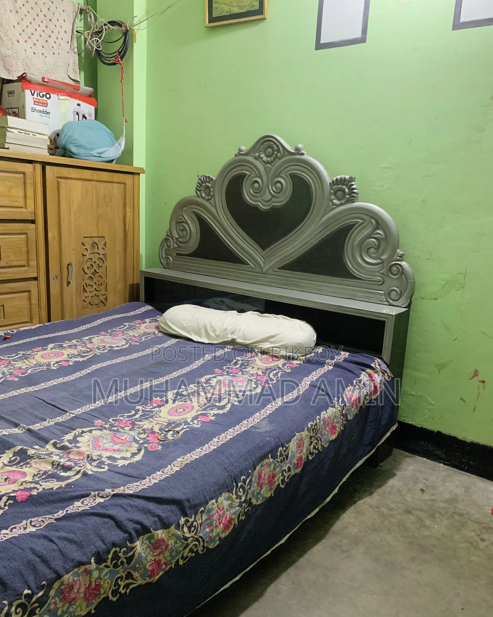 Sturdy Akashi Wood Bed