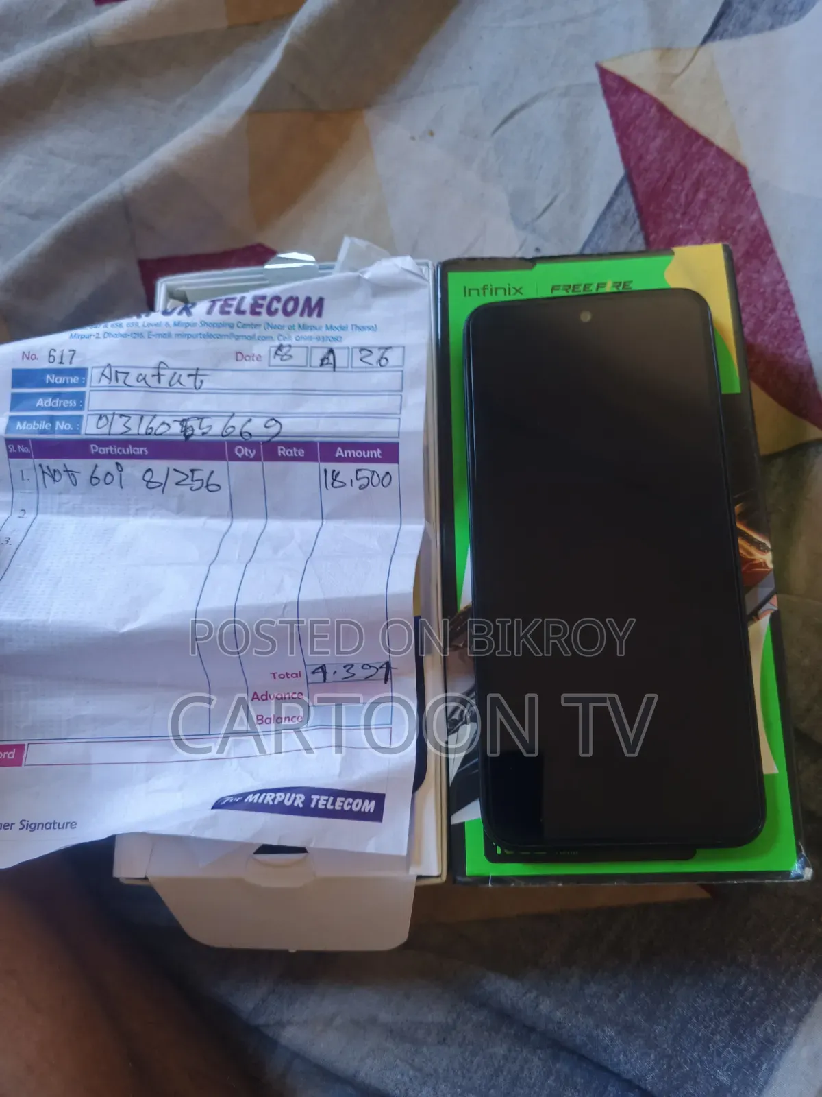 Infinix Hot 60i 256 GB Black