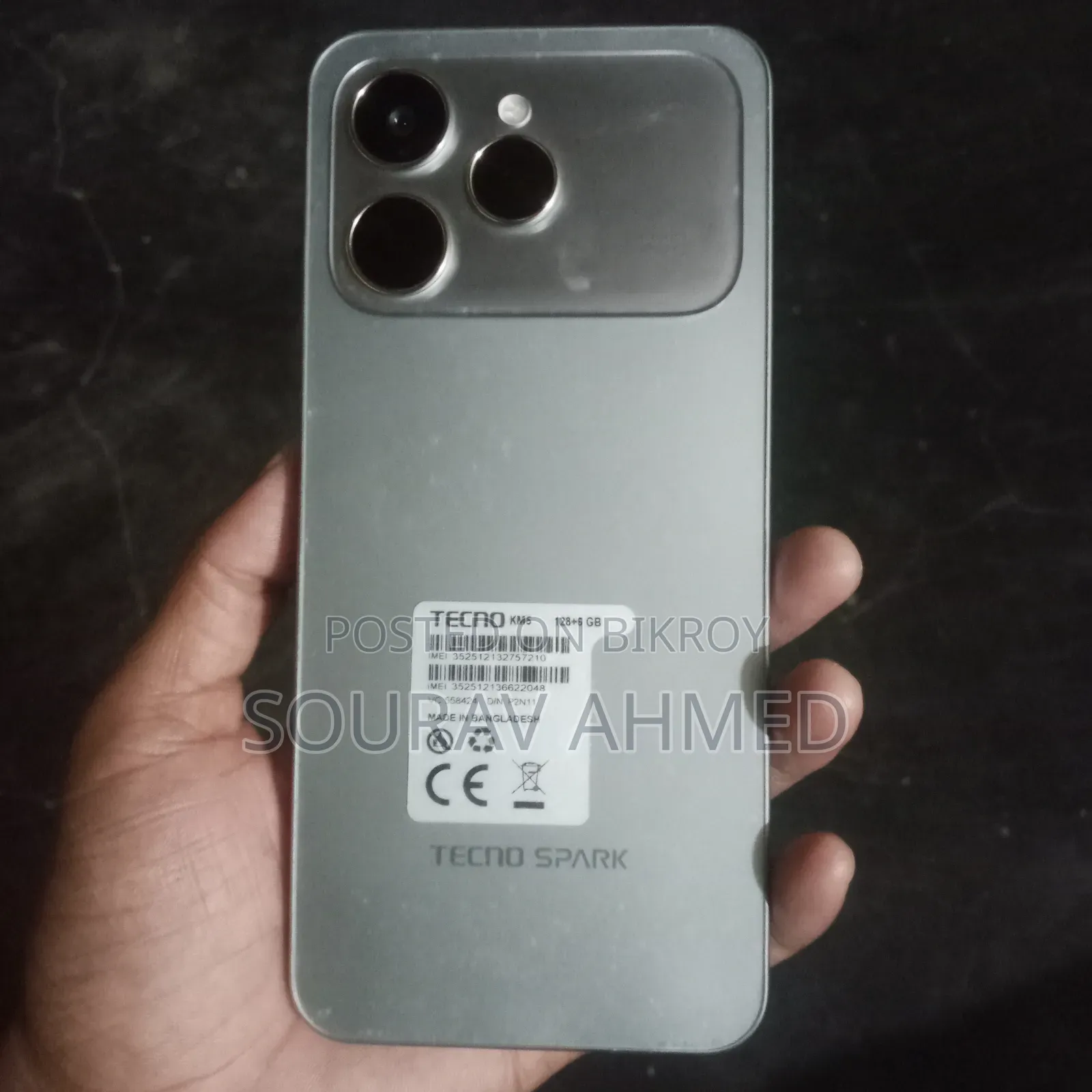 Tecno Spark 40 128 GB Silver