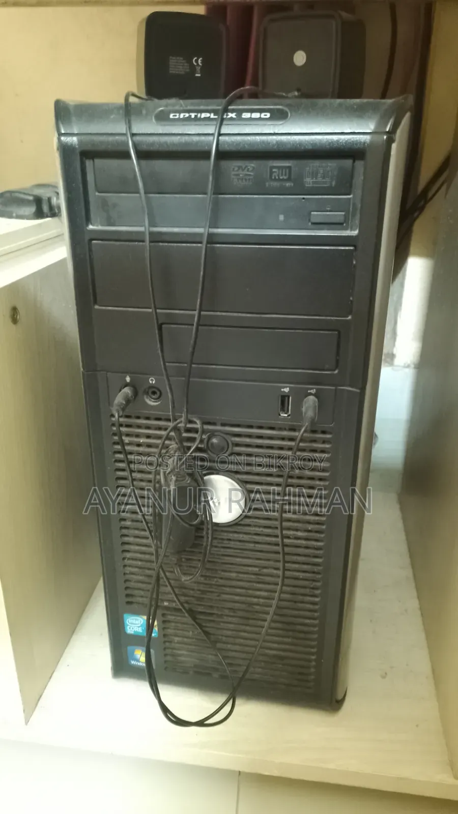 Desktop Computer Dell OptiPlex 380 6GB Intel Core 2 Duo SSD 72GB