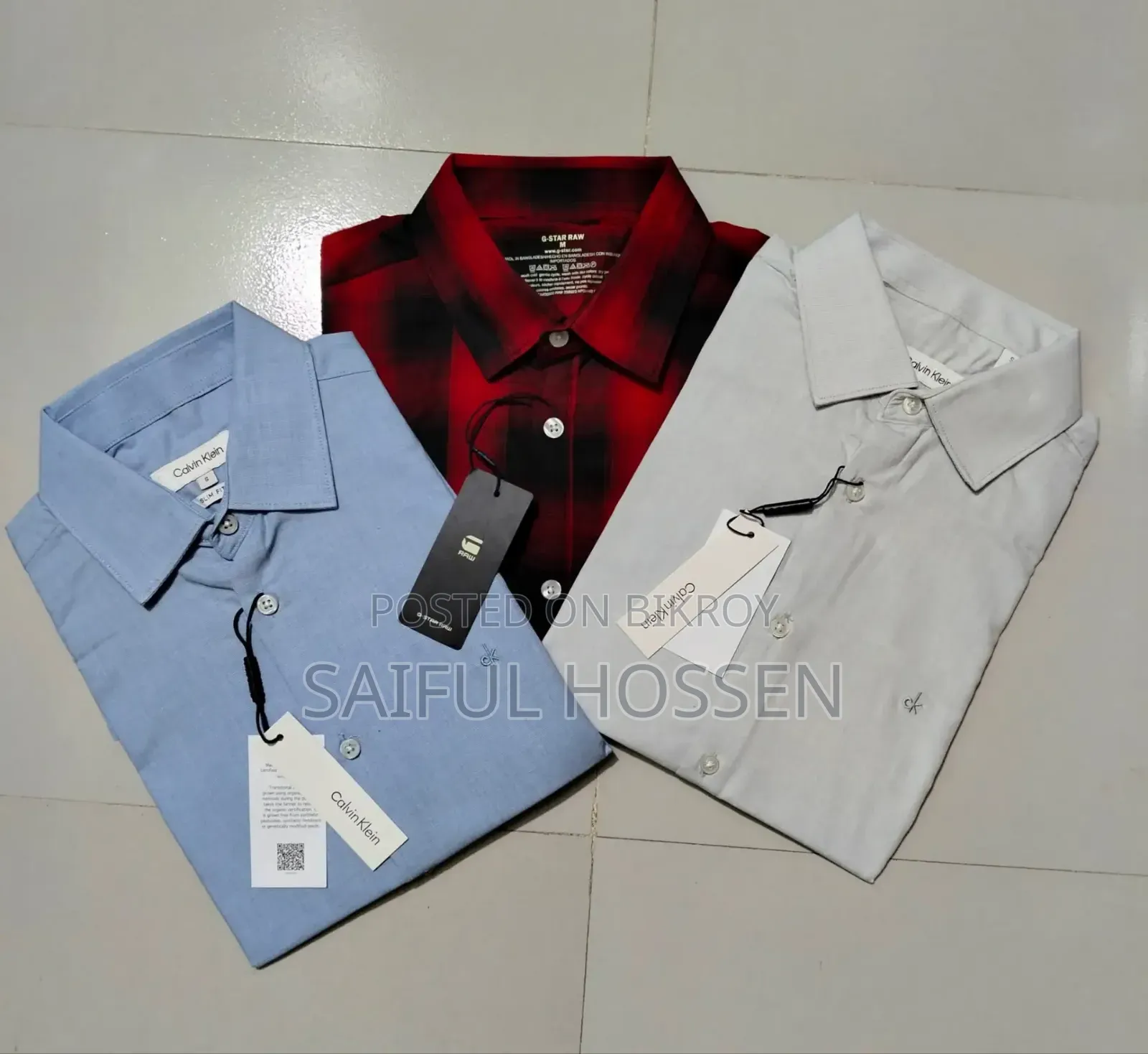 G-Star RAW Premium Lal-Kalo Check Shirt (100% Export Quality)