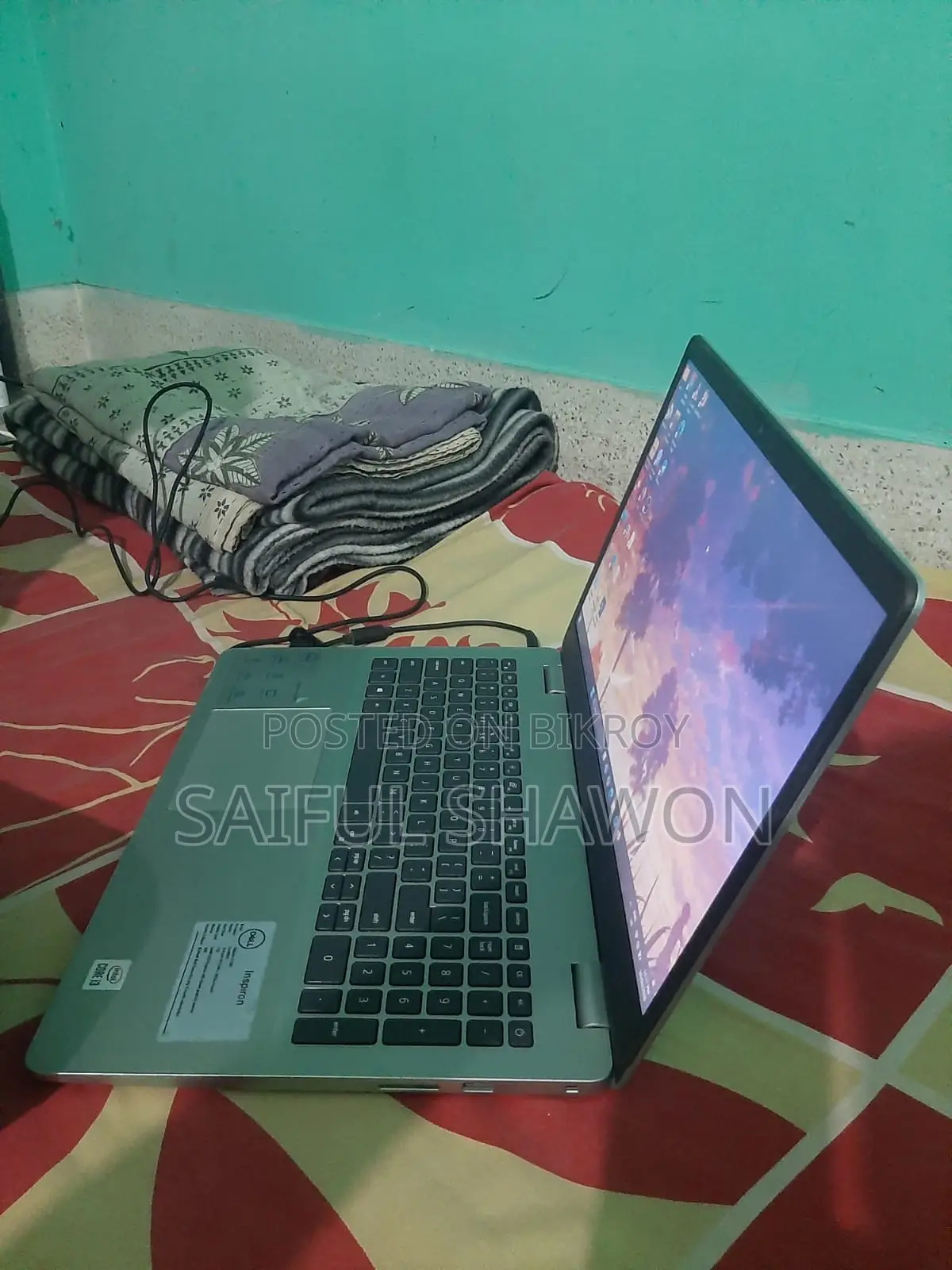 ল্যাপটপ ডেল ইন্সপায়রন ১৫ ৪জিবি ইন্টেল কোর আই৩ এইচডিডি ১টিবি