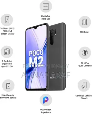 Xiaomi Poco M2 64 GB Black