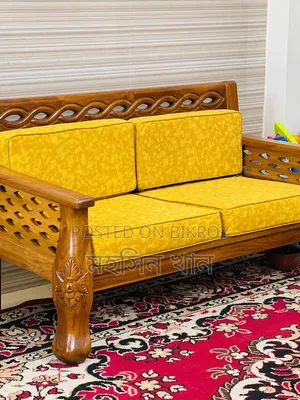 Teak Wood Sofa Total 5 Seats